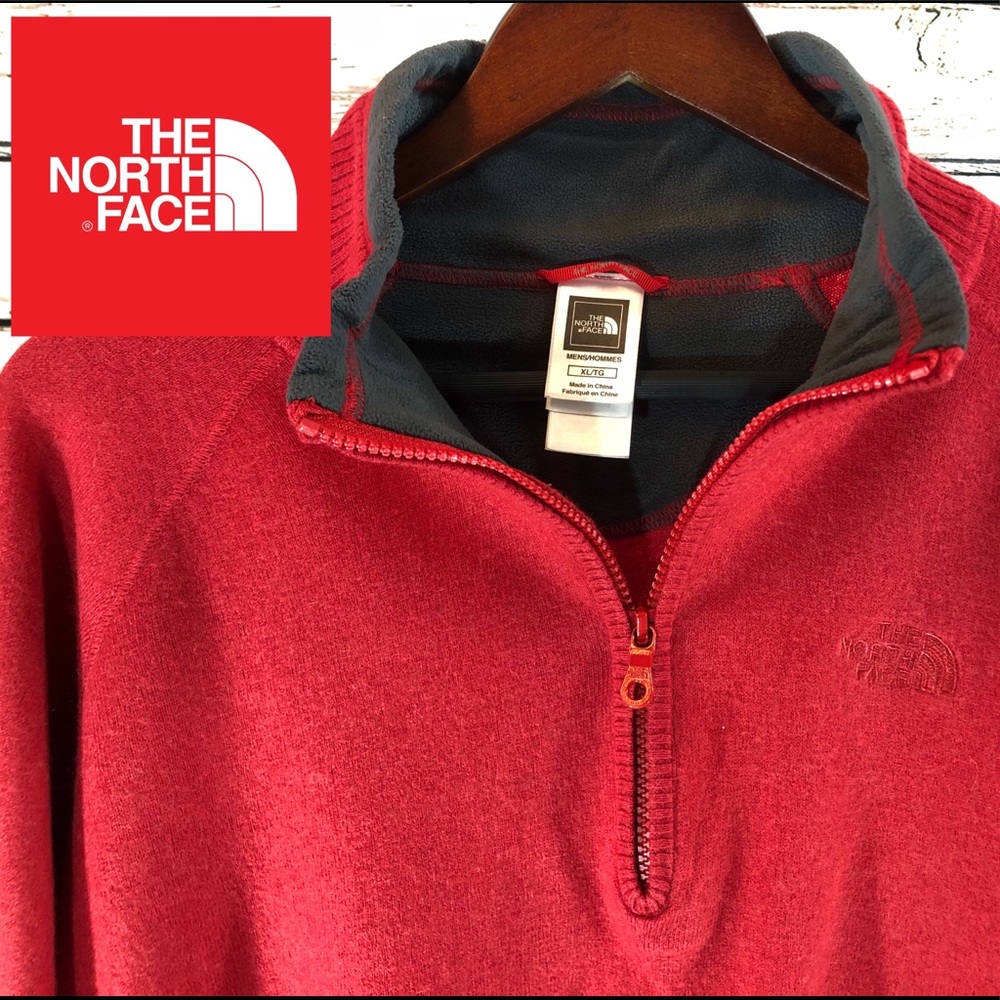 ⛰The North Face Men’s Red Pullover Sweater